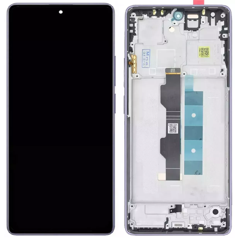 Дисплей Xiaomi Redmi Note 13 Pro 4G/Poco M6 Pro 4G у зборі із сенсором і рамкою Lavender Purple service orig