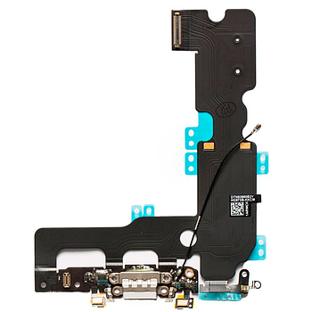 Шлейф iPhone 7 Plus з роз'ємом зарядки та аудіо роз'ємом white (знятий оригінал)