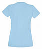 Жіноча футболка класична блакитна 420-УТ, фото 2