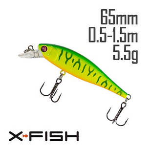 Воблер X-Fish Predator 65SP 65mm 5.5g #050 (0.5-1.5m)