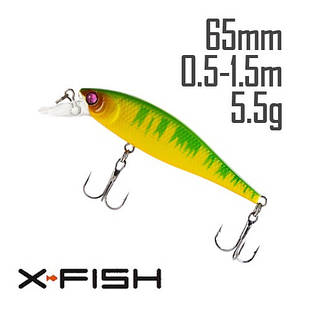 Воблер X-Fish Predator 65SP 65mm 5.5g #061 (0.5-1.5m)