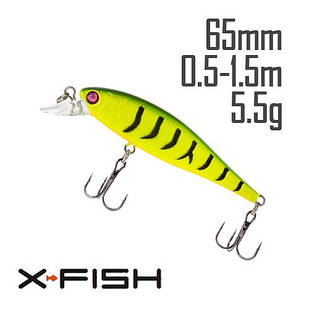 Воблер X-Fish Predator 65SP 65mm 5.5g #098 (0.5-1.5m)
