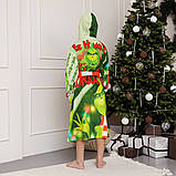 Халат дитячий з плюшевого велюру Grinch №2 18255 98-104 см ly, фото 4