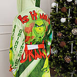 Халат дитячий з плюшевого велюру Grinch №2 18255 98-104 см ly, фото 7