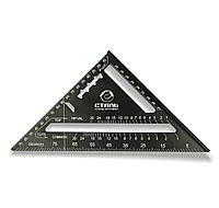 Угольник плотника алюминиевый Сталь 24269 128447 180 мм черный merlin