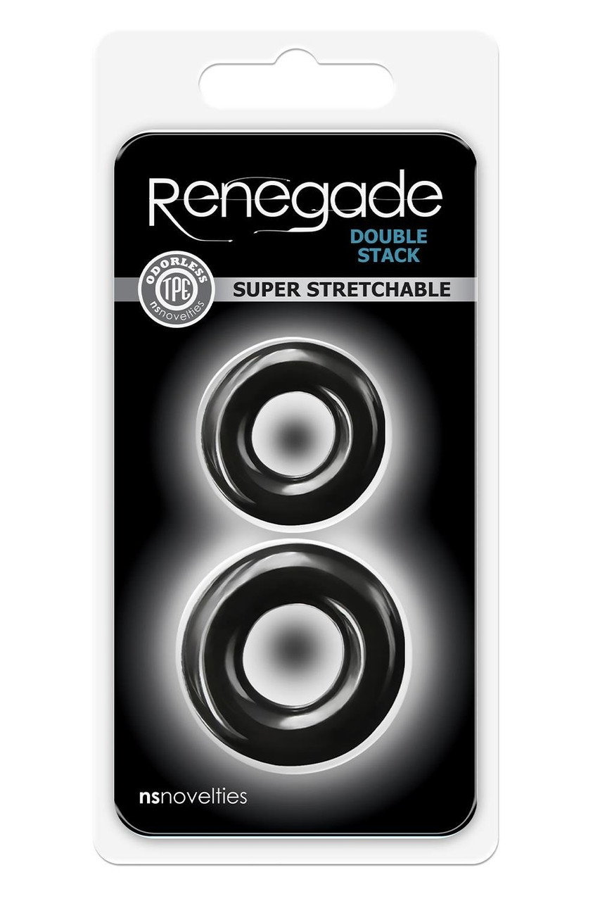 Ерекційні кільця NS Novelties Renegade чорні, фото 1