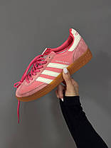 Жіночі кросівки Adidas Spezial Sporty Rich Pink Адідас Спеціал рожеві замша шкіра демісезон, фото 5