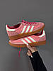 Жіночі кросівки Adidas Spezial Sporty Rich Pink Адідас Спеціал рожеві замша шкіра демісезон, фото 7