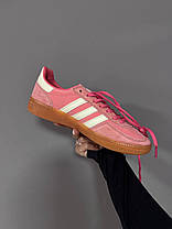 Жіночі кросівки Adidas Spezial Sporty Rich Pink Адідас Спеціал рожеві замша шкіра демісезон, фото 6