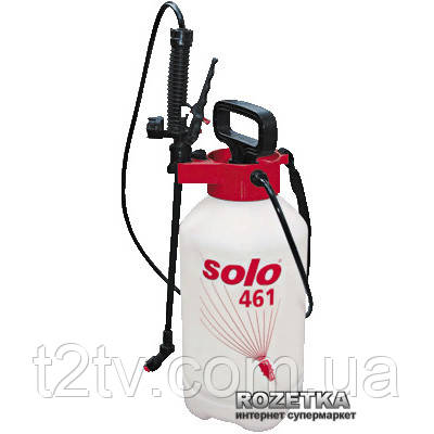 Обприскувач Solo ручний плечовий,5.0 л, поршневий, тиск 3 бар, 50 см, вага 1.5 кг (461)