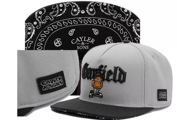 Снепбек Snapback Кепка Бейсболка Сніпбек Cayler Sons гарфілд сірий 4188, фото 1