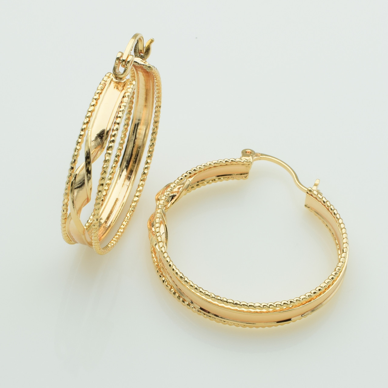 XUPING M&L Сережки Позолота 18к Висота 3.4см, Ширина 0.5см