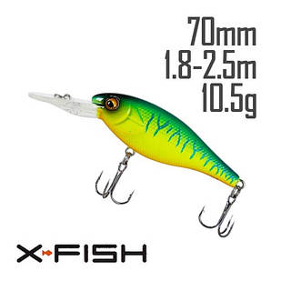 Воблер X-Fish Beaver 70F 70mm 10.5g #120 (1.8-2.5m)