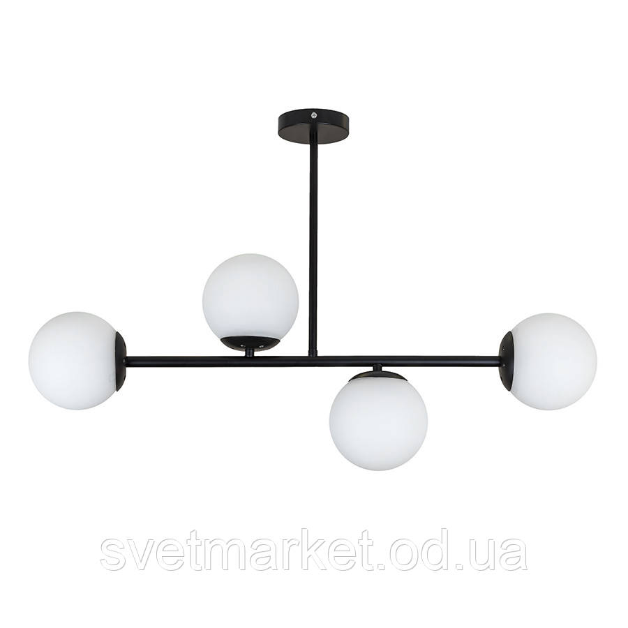 Сучасна люстра 7529825-4 BK+WH, фото 1