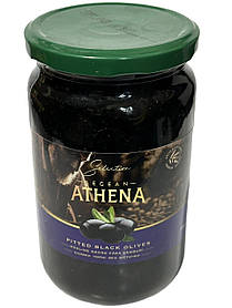 Чорні оливки (маслини) без кісточок ATHENA 700 г