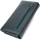 Модний гаманець для жінок із натуральної шкіри ST Leather 23099 Зелений, фото 2