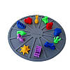 Візуально ритмічне логопедичне коло ( діаметр 24 см) пластик, фото 2