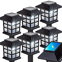 Ліхтар садовий, парковий на сонячній батареї, LED "Country Classic"
