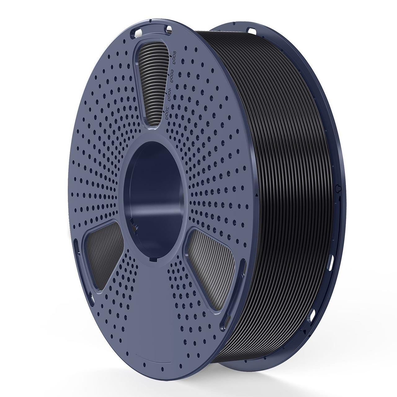 Пластик SUNLU TPU Black, Reusable Spool, 1.75мм, 0.5кг, 190-230°C, Чорний філамент для 3Д-друку, фото 1