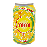 Безалкогольний газований напій mi-mi  (зі смаком яблука)  330 мл.