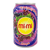 Безалкогольний газований напій mi-mi (зі смаком винограду) 330 мл.