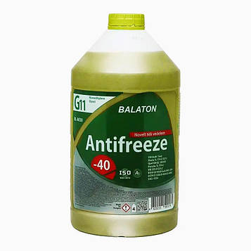Антифриз Balaton G11 жовтий 4 л