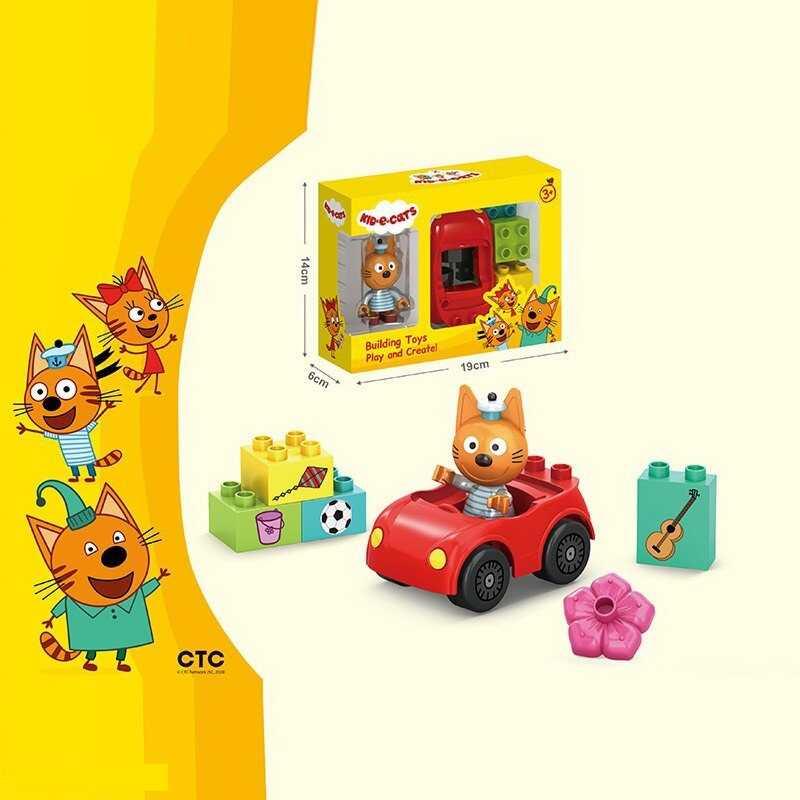 Конструктор 10 елементів, фігурка героя, пластикові деталі, рухомі елементи, в кор. /96-2/, фото 1