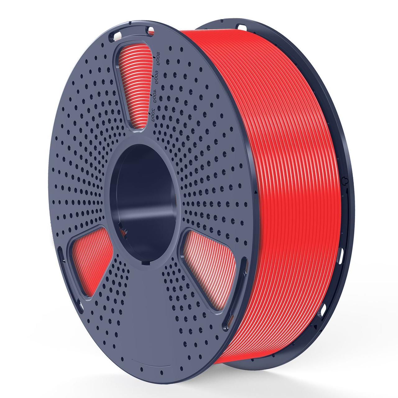 Пластик SUNLU TPU  Red, Reusable Spool, 1.75мм, 0.5кг, 190-230°C, Червоний філамент для 3Д-друку, фото 1