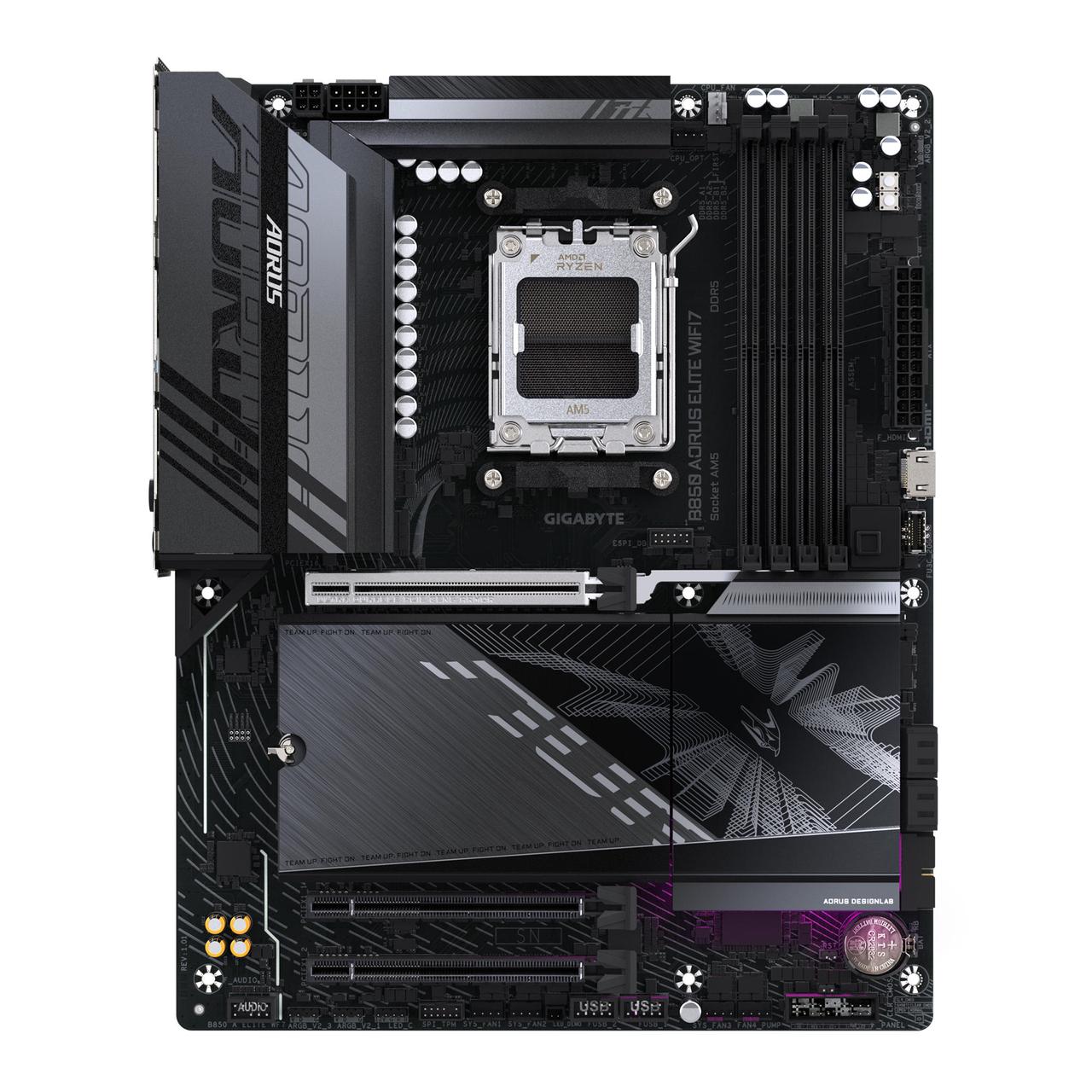 Gigabyte Материнська плата B850 A ELITE WF7 sAM5 B850 4xDDR5 M.2 Wi-Fi BT ATX