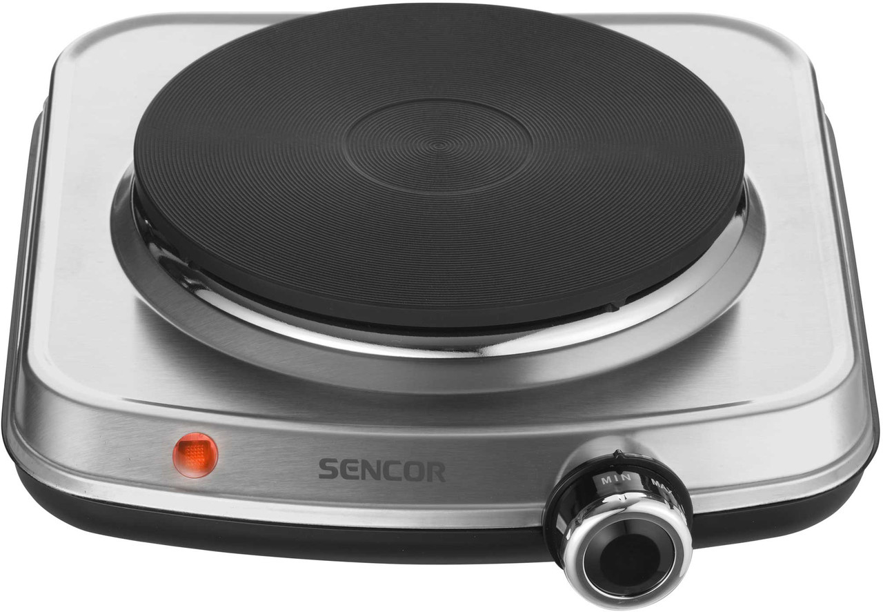Sencor Плитка настільна електрична, конф. - 1, 1.5 Вт, керував — хутро., неірж. сталь, фото 1