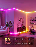Govee Стрічка світлодіодна розумна Govee H6641 Neon Rope Light for Wall Lining, 5м, RGBIC, WI-FI/Bluetooth,, фото 6