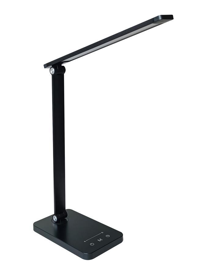 LEDVANCE Лампа настільна Panan DISK FOLD SQ 6.5W 3000 К 4000К 6500 К з димером чорна, фото 1