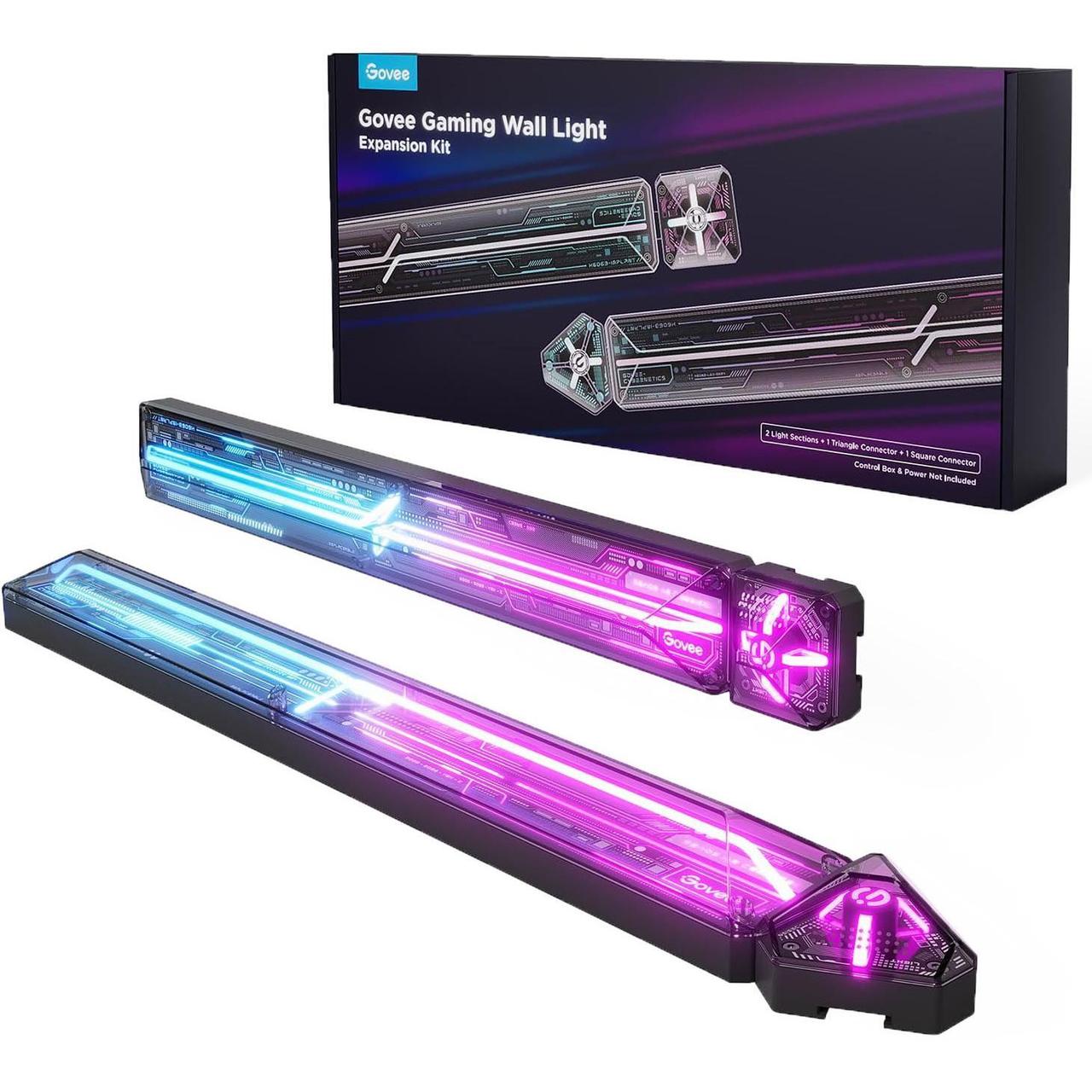 Govee Набір настінних світильників H1063 Gaming Wall light Expansion Kit, RGBIC, WI-FI/Bluetooth, фіолетовий