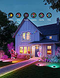 Govee Набір світильників H8057 Outdoor FLood Lights, 4шт, RGBICWW, WI-FI/Bluetooth, чорний, фото 6