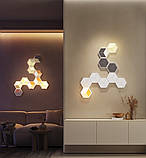 Govee Настінний світильник H106A Glide Hexagon Light Panels Ultra expansion pack, 1шт, RGBIC, WI-FI/Bluetooth,, фото 3
