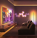 Govee Настінний світильник H106A Glide Hexagon Light Panels Ultra expansion pack, 1шт, RGBIC, WI-FI/Bluetooth,, фото 4