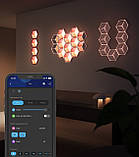 Govee Настінний світильник H106A Glide Hexagon Light Panels Ultra expansion pack, 1шт, RGBIC, WI-FI/Bluetooth,, фото 5