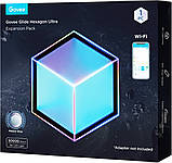 Govee Настінний світильник H106A Glide Hexagon Light Panels Ultra expansion pack, 1шт, RGBIC, WI-FI/Bluetooth,, фото 8