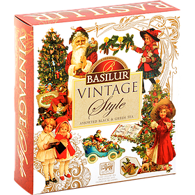 Різдвяний чай Basilur Вінтаж подарунковий набір у саше 40х2 г
