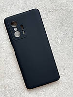 Чохол на Сяомі 11Т чорний силіконовий. Чохол на Xiaomi 11T чорний силіконовий