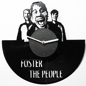 Годинник вінілові Foster the people оригінальний подарунок прикольний