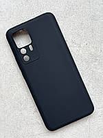 Чохол на Сяомі 12Т чорний силіконовий. Чохол на Xiaomi 12T чорний силіконовий
