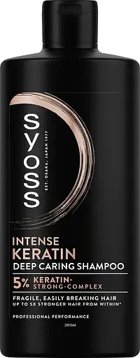Шампунь для ламкого волосся Syoss Keratin з Блакитним Лотосом 440 мл
