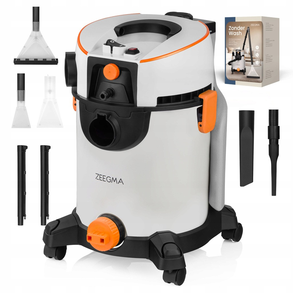 Багатофункціональний мийний пилосос Zeeegma Zonder Wash Grey, фото 1