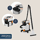 Багатофункціональний мийний пилосос Zeeegma Zonder Wash Grey, фото 10