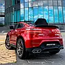 Дитячий електромобіль на акумуляторі Mercedes M 4560 на радіокеруванні для дітей 3-8 років автопофарбування червоний, фото 3