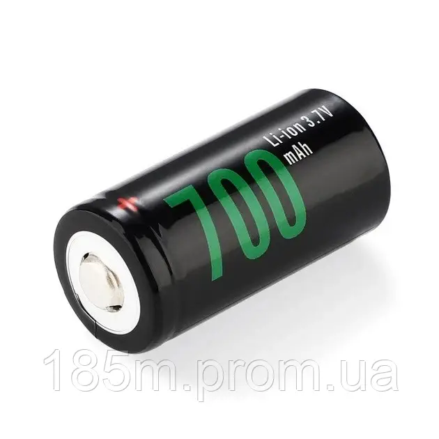 Акумулятор Літієвий Soshine 16340 (cr123) 700mAh 3,7V, фото 1