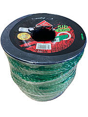 Волосінь куч квадрат 2.7 мм 456м (зелена з кордом)