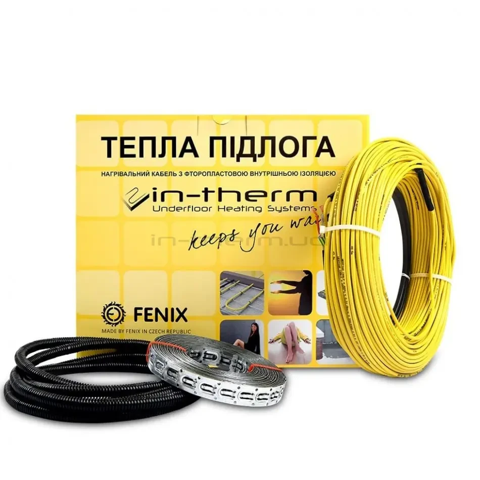 Кабельна тепла підлога в стяжку In-Therm ADSV 20/1080 Вт 5,3 м кв.