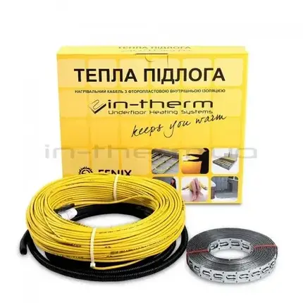 Кабельна тепла підлога в стяжку In-Therm ADSV 20/1080 Вт 5,3 м кв., фото 2